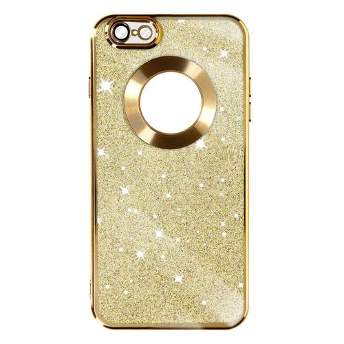 Coque Pour Iphone 6 Et 6s Paillette Amovible Silicone Série Protecam Spark Or