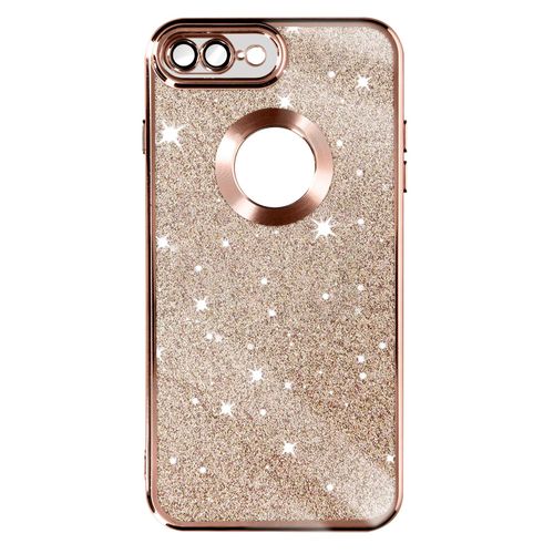 Coque Pour Iphone 7 Plus Et 8 Plus Paillette Amovible Série Protecam Spark Rose