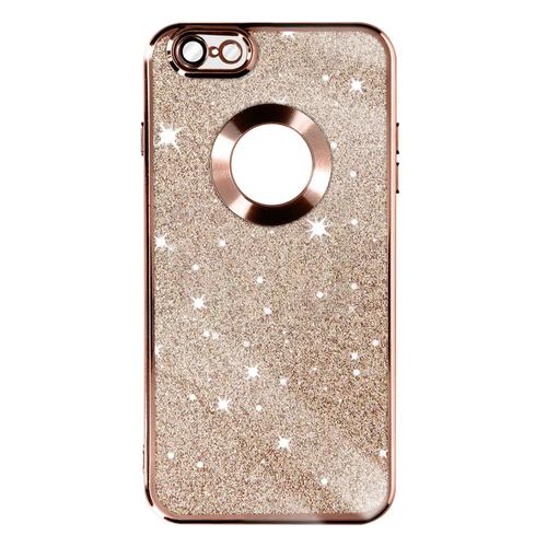 Coque Pour Iphone 6 Plus Et 6s Plus Paillette Amovible Série Protecam Spark Rose