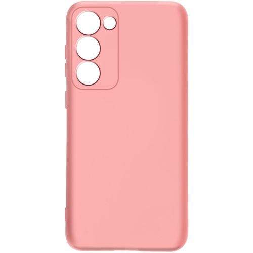 Coque Pour Samsung Galaxy S23 Semi-Rigide Soft-Touch Fine Fast Cover Rose Poudré