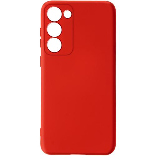 Coque Pour Samsung Galaxy S23 Plus Semi-Rigide Soft-Touch Fine Fast Cover Rouge