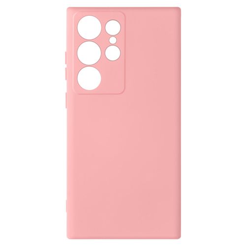 Coque Pour Samsung Galaxy S23 Ultra Semi-Rigide Soft-Touch Fast Cover Rose