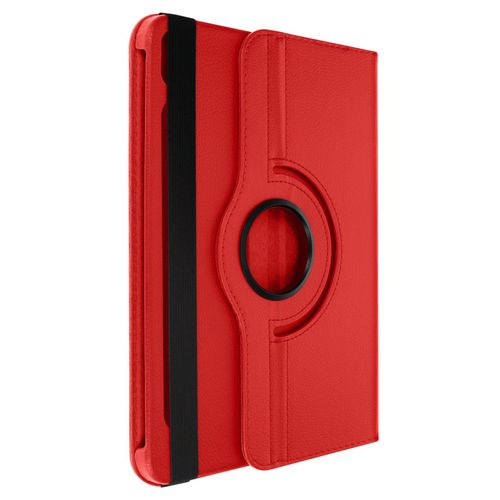 Étui Folio Pour Lenovo Tab P11 Pro Gen 2 Support Rotatif Paysage Portrait Rouge