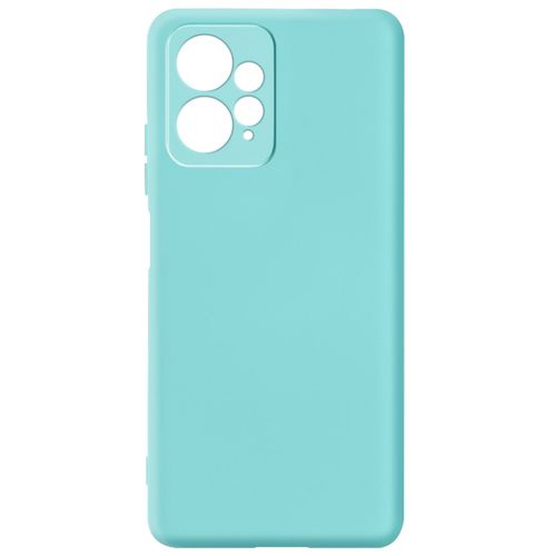 Coque Pour Xiaomi Redmi Note 12 4g Semi-Rigide Soft-Touch Fast Cover Turquoise