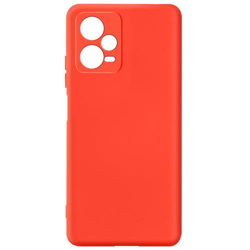 Coque Pour Xiaomi Redmi Note 12 5g Semi-Rigide Soft-Touch Fast Cover Rouge