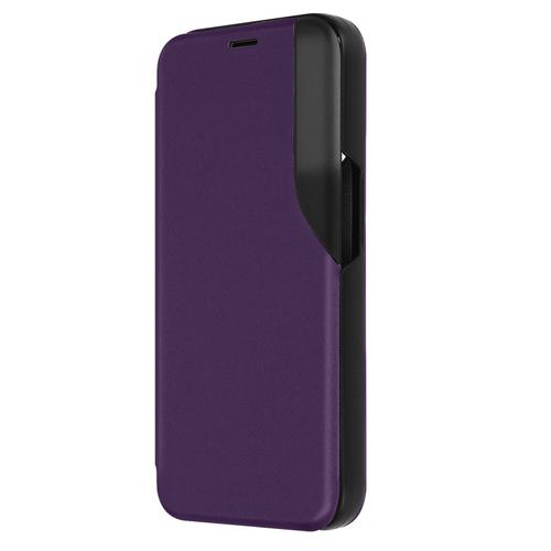 Étui Folio Pour Iphone 15 Plus Clapet Support Vidéo Violet Foncé