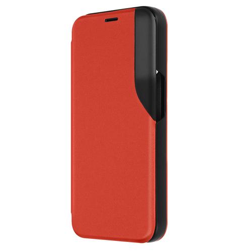 Étui Folio Pour Iphone 15 Plus Clapet Support Vidéo Orange