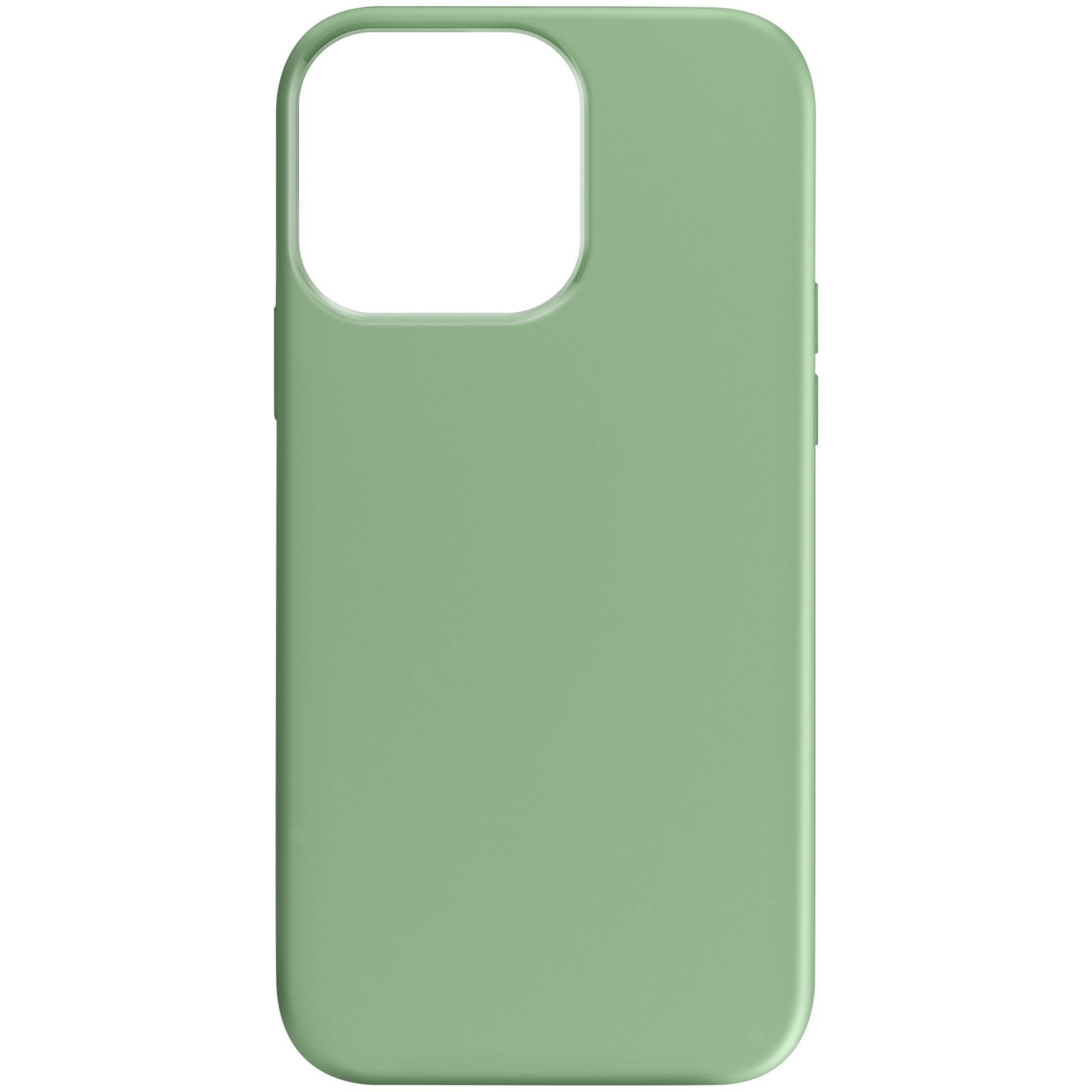 Coque Pour Iphone 15 Pro Max Semi-Rigide Soft-Touch Fast Cover Vert Pâle