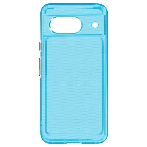 Coque Pour Google Pixel 8 Silicone Souple Classic Case Bleu Translucide