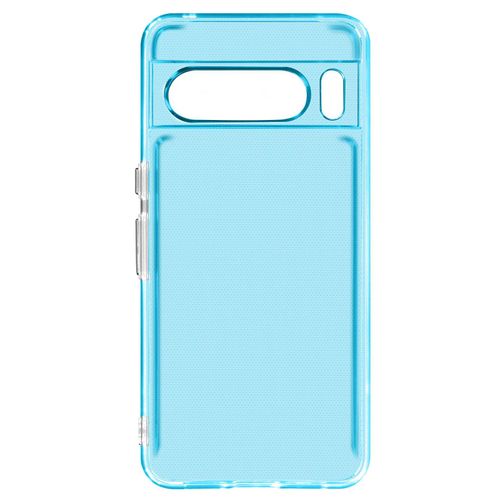 Coque Pour Google Pixel 8 Pro Silicone Souple Classic Case Bleu Translucide