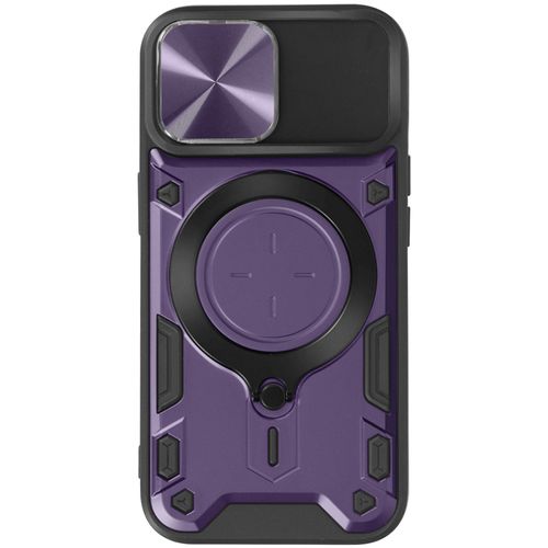 Coque Magsafe Pour Iphone 15 Protection Caméra Intégrée Violet