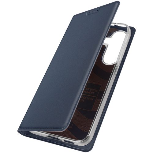 Étui Pour Samsung Galaxy S23 Fe Porte-Carte Support Vidéo Dux Ducis Bleu Nuit