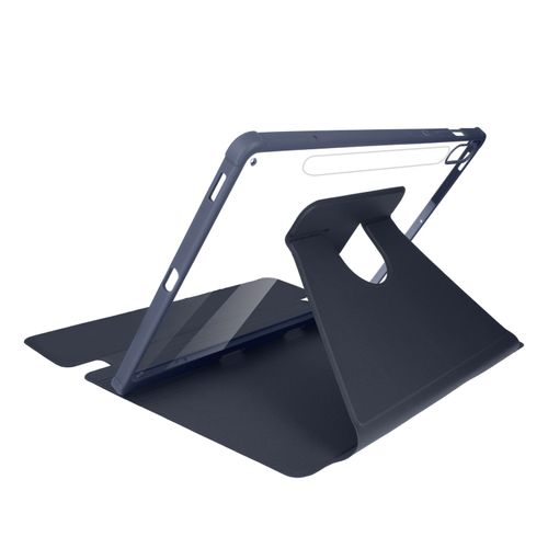 Housse Pour Samsung Galaxy Tab S9 Fe Support Rotatif 360° Multi-Angles Bleu Nuit