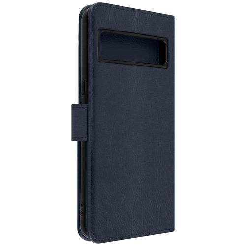 Étui Pour Google Pixel 8 Pro Clapet Portefeuille Fonction Support Vidéo Bleu
