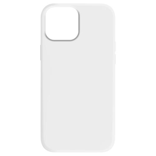 Coque Pour Iphone 15 Semi-Rigide Intérieur Microfibre Bords Surélevés Moxie Blanc
