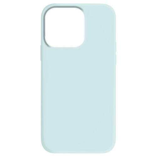 Coque Pour Iphone 15 Pro Semi-Rigide Intérieur Microfibre Moxie Bleu Pâle
