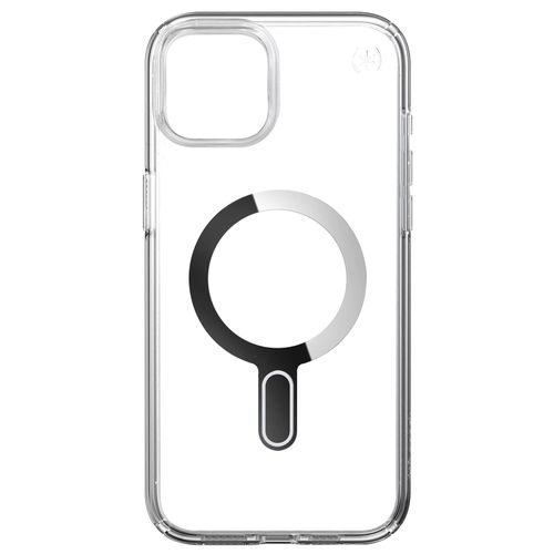 Coque Magsafe Pour Iphone 15 Presidio Perfect Clear Clicklock Speck Argent