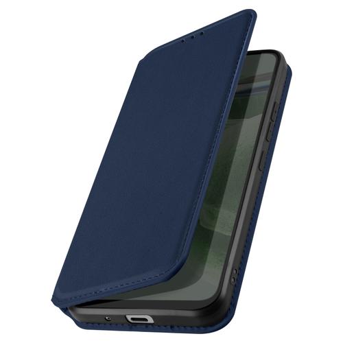 Étui Pour Samsung Galaxy S7 Porte-Carte Support Clapet Magnétique Bleu Nuit