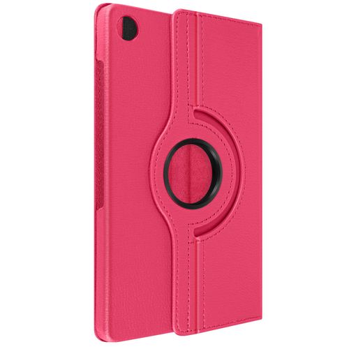 Étui Folio Pour Samsung Galaxy Tab A9 Plus Support Rotatif Paysage Portrait Rose