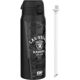 KALANKA-NFL Raiders Bouteille Thermique de Sport avec Paille Amovible, 750ml/24oz,