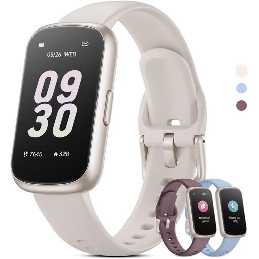 Montre Connectée Femme Homme Petit, 1,47'' Bracelet Connecté avec F...
