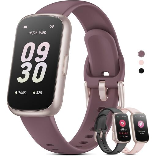 Montre Connectée Femme Homme Petit, 1,47'' Bracelet Connecté avec F...