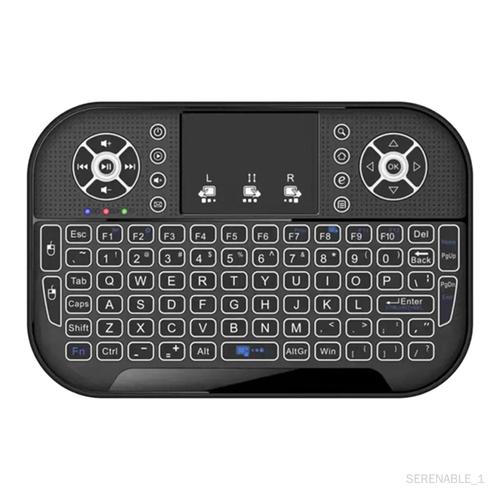 Mini clavier multimédia réglable, Portable, pour PC, boîtier TV