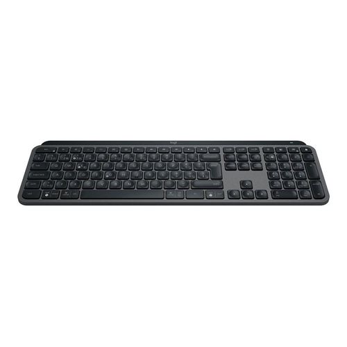 Logitech MX Keys S - Clavier - rétroéclairé - sans fil - Bluetooth LE - AZERTY - Belge - commutateur : commutateurs à clé à ciseaux - graphite