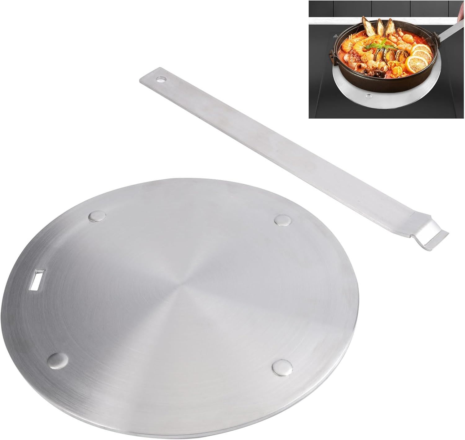 20 cm Adaptateur Induction,Adaptateur Plaque Induction Plaque pour ...