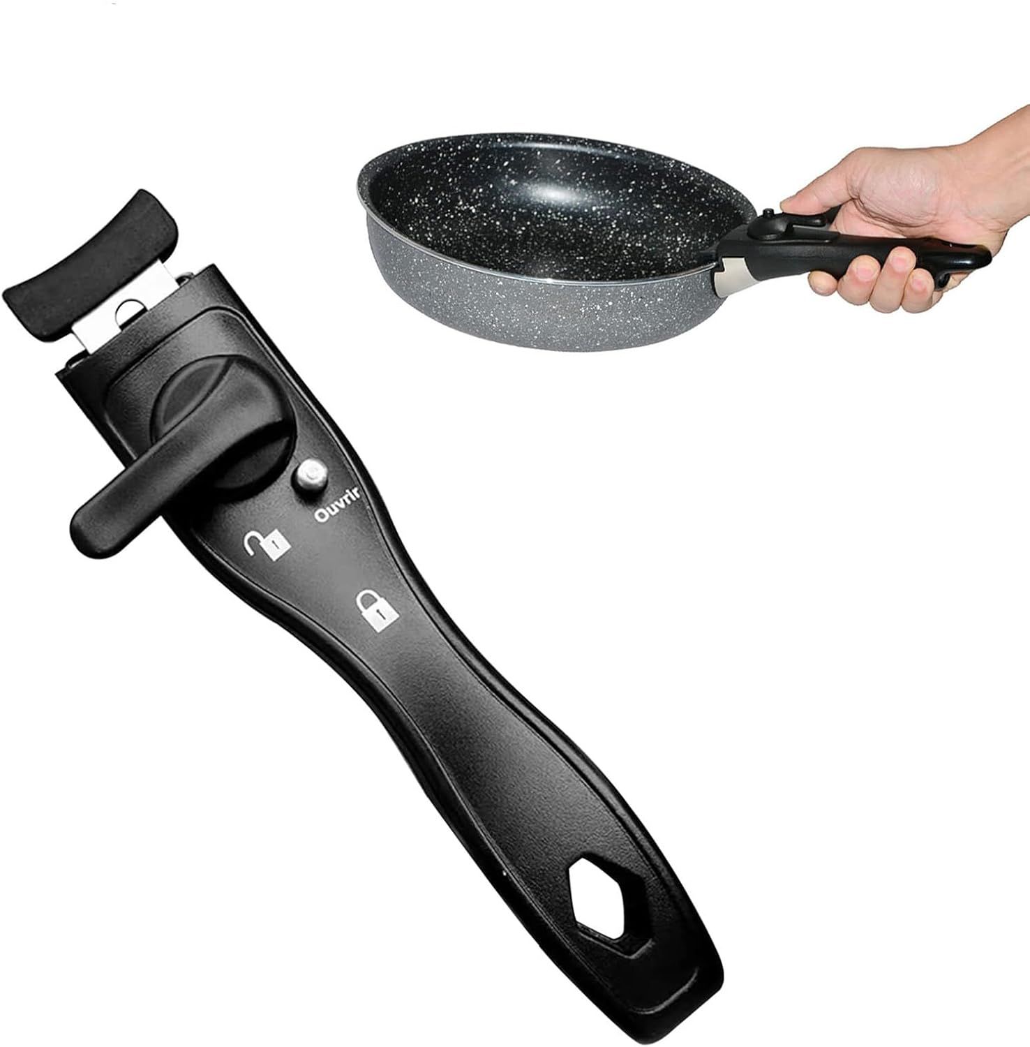 Poignée De Casserole,Poignée Amovible En Bakélite,Amovible Poignee,...