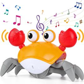 Jouet Bébé Enfant 1 an, LED Musical Capteur Interactif Crabe Rampant Jouet  pour Bébé 6 9 12 24 Mois, Cadeau pour Bébé Enfant Garçon Fille