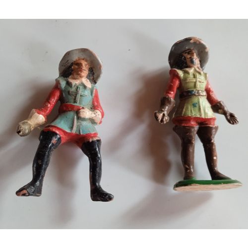 2 Figurines  Serie Des Mousquetaire -  R.F (Rene Fischer)