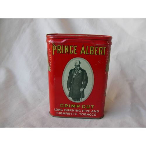 Ww2/Post Us Boïte Tabac Vide En Métal Américain " Prince Albert " Années 50/60 9