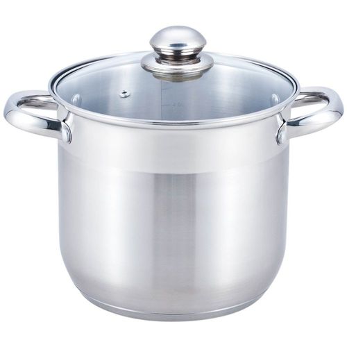 Faitout Essentielb Vapeur Inox Diam 20 Cm + Couvercle Verre