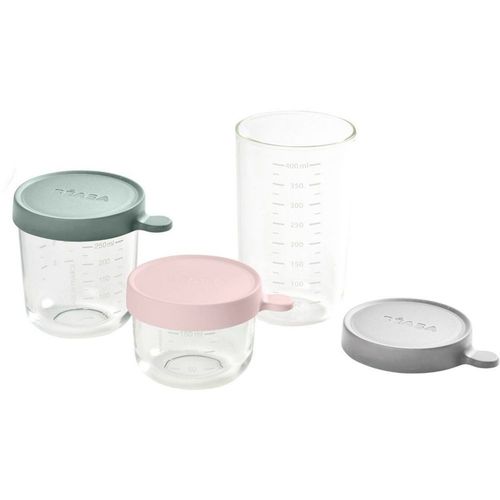 Pot De Conservation Beaba 3 Verres 150ml + 250ml + 400ml