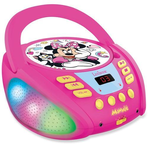 Chaîne HiFi LEXIBOOK Bluetooth Minnie avec effets lumineux