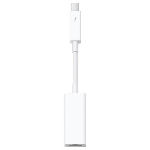 Apple Thunderbolt to Gigabit Ethernet Adapter - Adaptateur réseau - Thunderbolt - Gigabit Ethernet - pour iMac with Retina 4K display (Late 2015), with Retina 5K display (Late 2014, Late 2015...