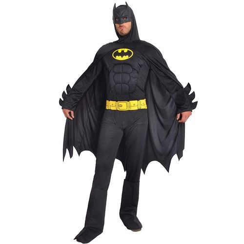 Costume De Batman Avec Muscles Noir 11718 L