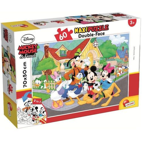 Lisciani Puzzle Supermaxi Mickey 60 Pièces.