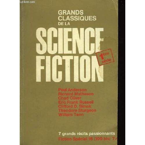 Grands Classiques De La Science-Fiction. 1ère Série