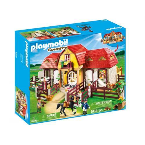 Playmobil 5221 - Haras Avec Chevaux Et Enclos