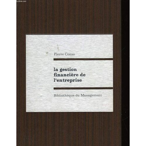 La Gestion Financiere De L'entreprise