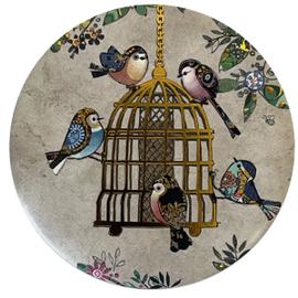 Cage à oiseaux en nylon, filet de protection pour cage à oiseaux, cage à  oiseaux en maille, protection de sécurité anti-poussière réglable  universelle