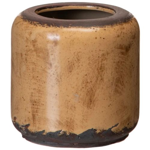 Petit Cache Pot En Céramique Vieillie