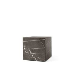 Audo - Table Plinth - Marbre Brun-Gris - Cubic - Marron
