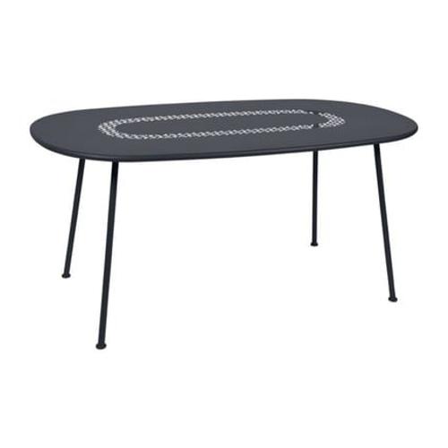 Fermob - Table Ovale Lorette - 47 Anthracite - Gris