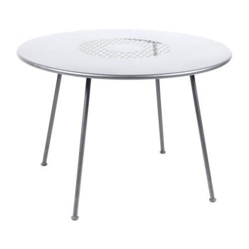 Fermob - Table Lorette Ronde - 01 Blanc Coton - Blanc