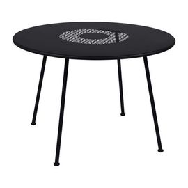 Fermob - Table Lorette ronde - 42 réglisse - Multicolore