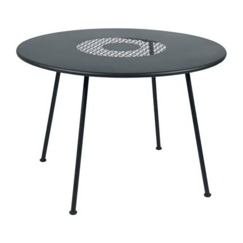 Fermob - Table Lorette Ronde - 26 Gris Orage - Gris