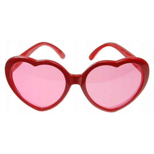 Paire De Lunettes Rouge CUr Verre Teintées Adulte
